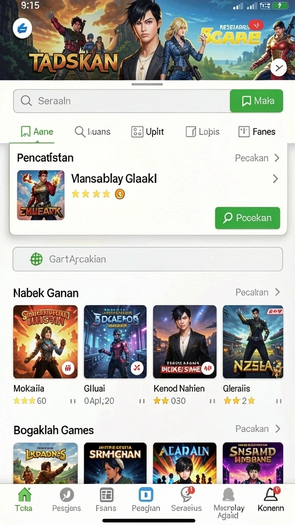 789rp - Tampilan antarmuka pengguna yang menarik dan intuitif.