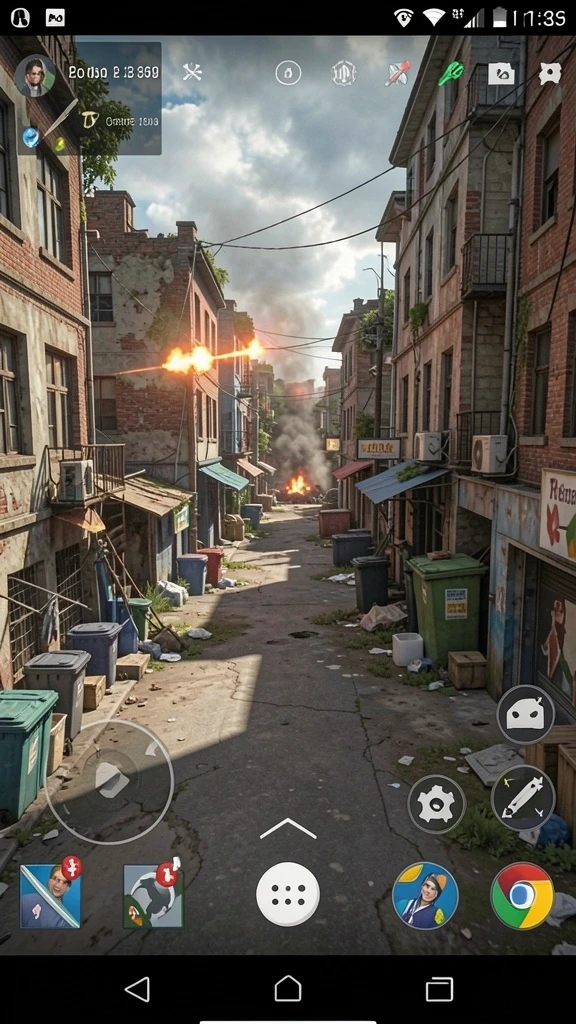 crs99 - Tangkapan layar menggambarkan aksi seru dalam gameplay.