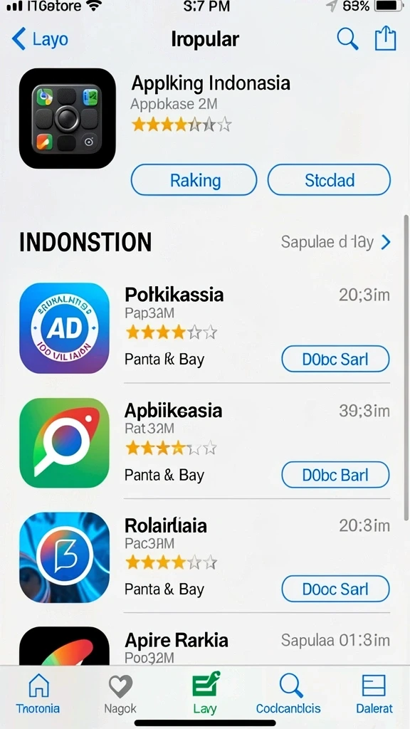 gocap123 - Tampilan menu utama yang menarik dan mudah dinavigasi.