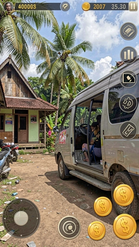 koitoto - Tampilan awal permainan yang menarik dan interaktif.