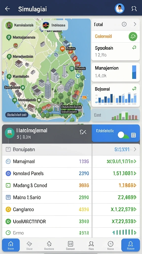 paus123 - Tampilan lingkungan yang penuh warna dan detail.