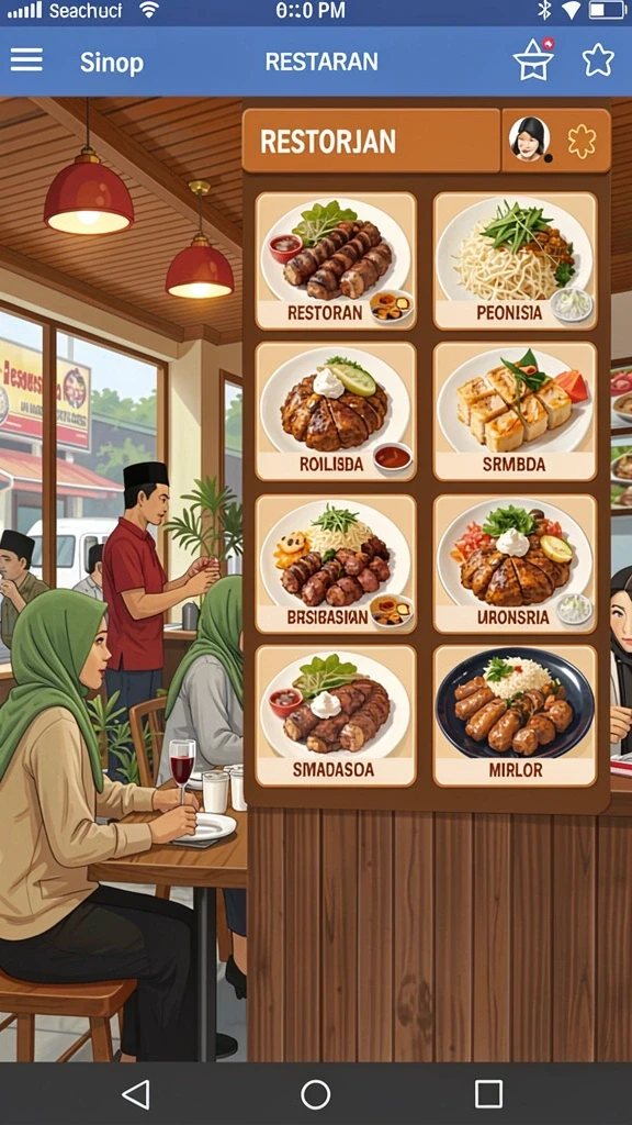 samurai555 - Tampilan kustomisasi karakter samurai yang menarik.